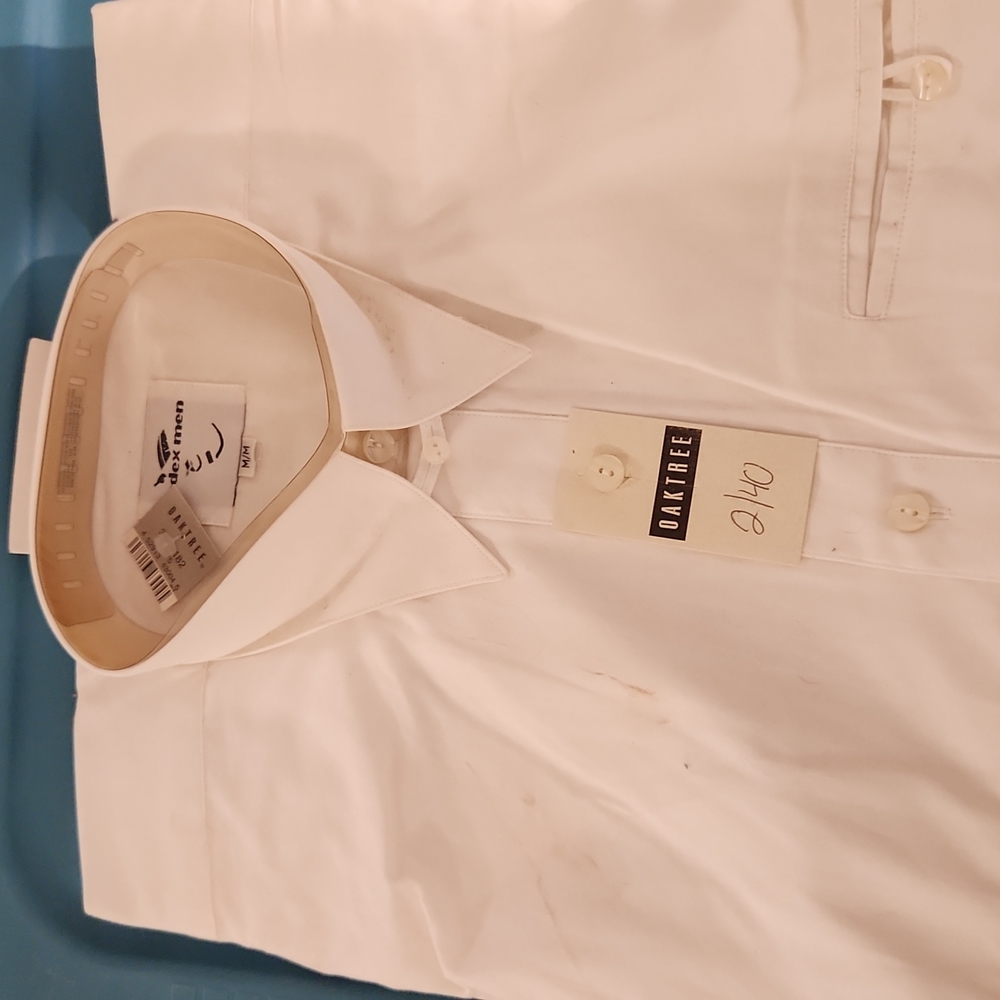 Index men white button shirt